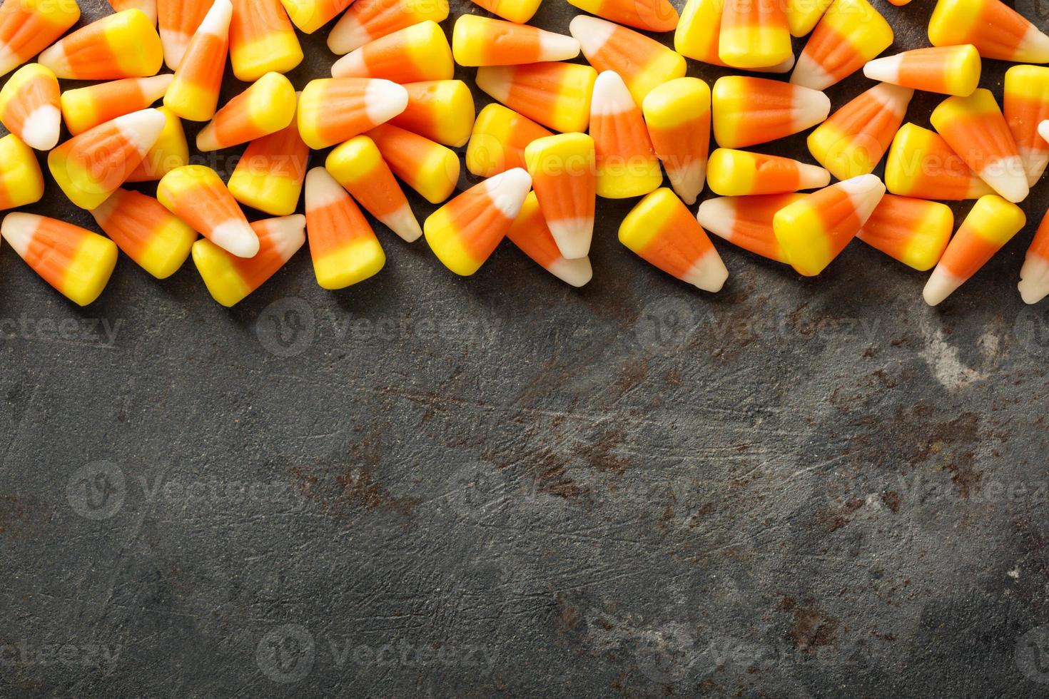 fond d'halloween de bonbons au maïs photo