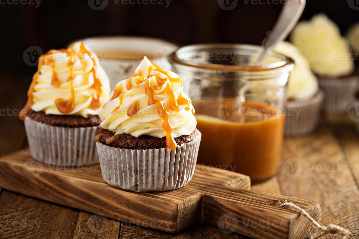 cupcakes maison au caramel photo