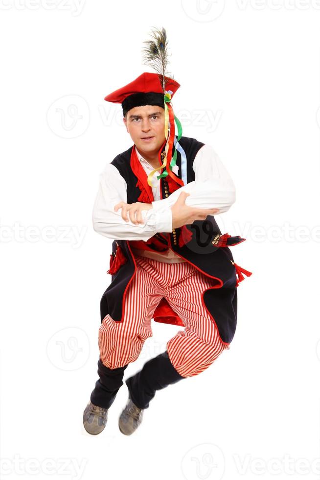 homme polonais en tenue traditionnelle photo
