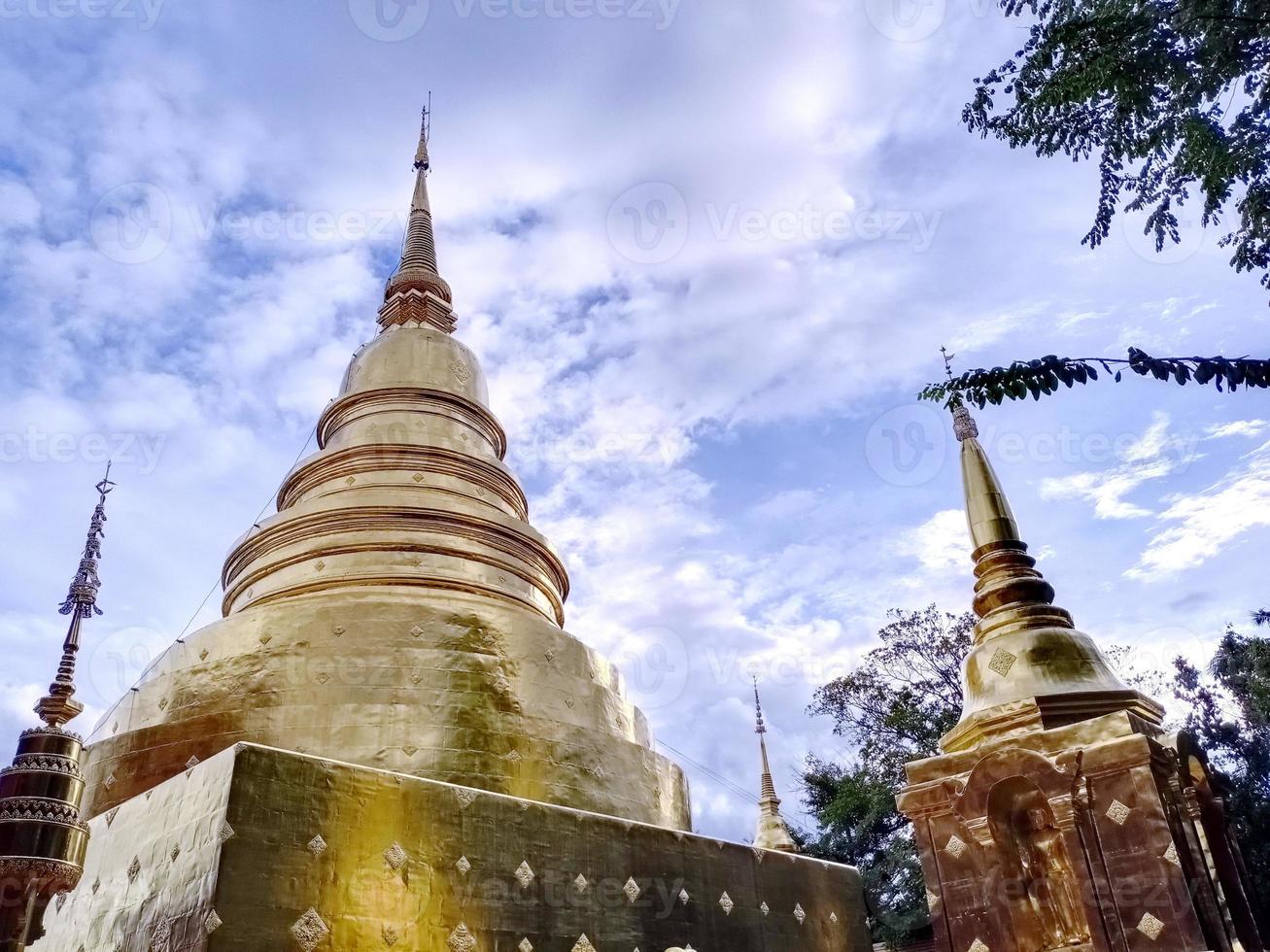 Pagode de wat pra chanter à chaingmai en thaïlande photo