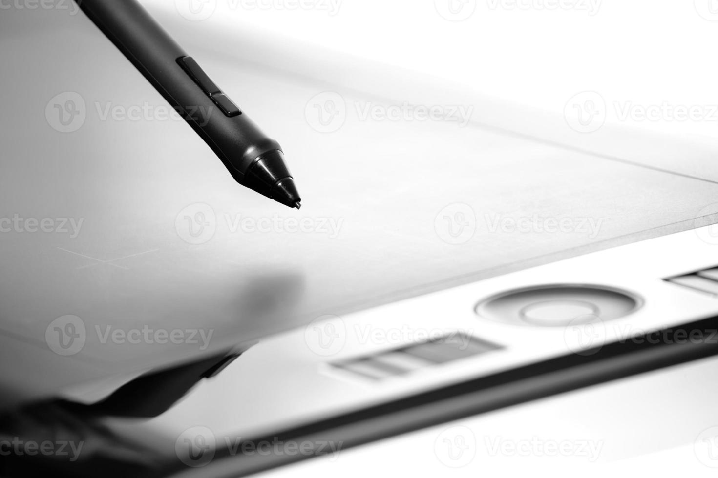 gros plan tablette numérique photo