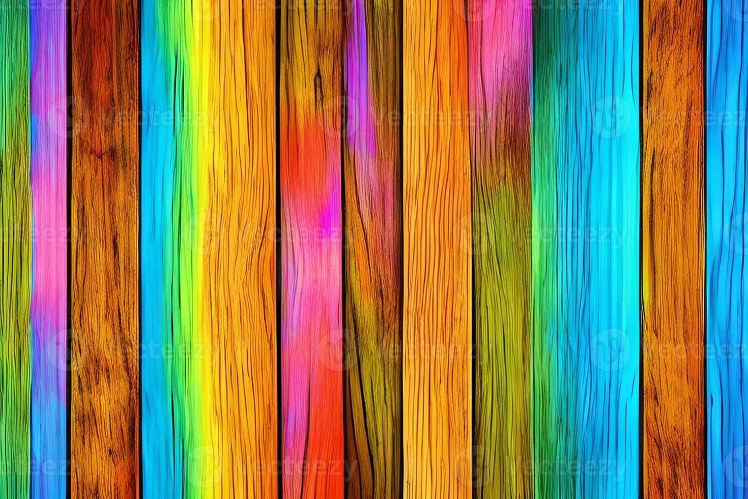 fond bois arc-en-ciel, fond bois coloré, fond bois, fond bois, texture bois photo