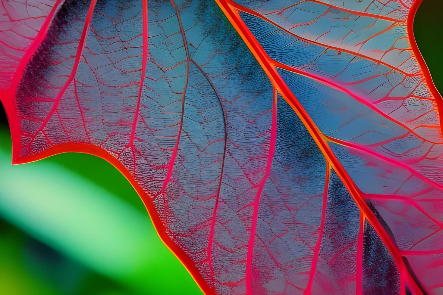 photographie de feuilles colorées photo