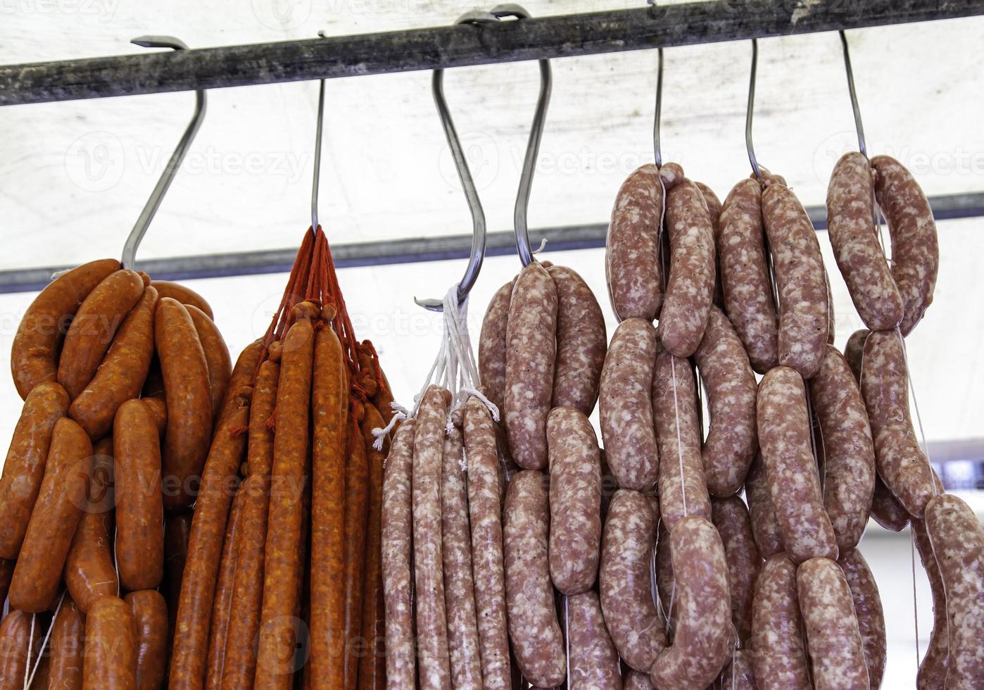 saucisse de porc séchée photo