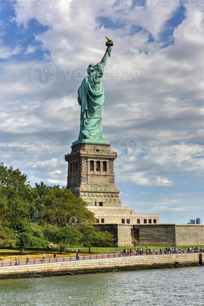 la statue de la liberté du port de la liberté. photo