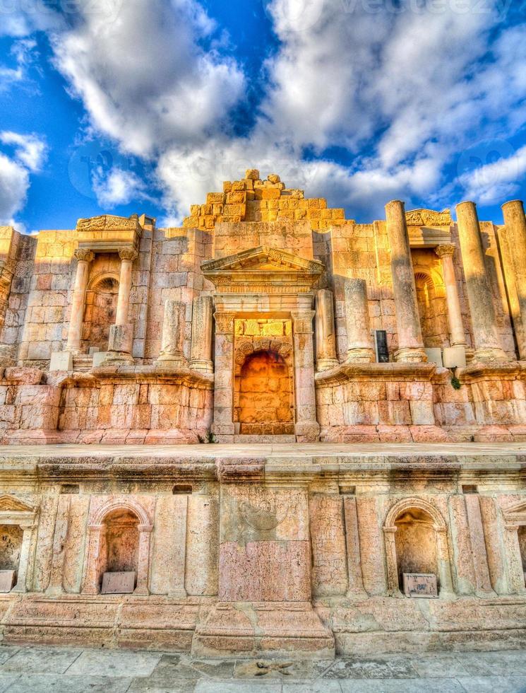 théâtre du sud - jerash, jordanie photo