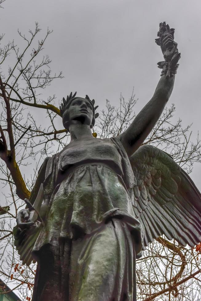 Le triangle de la liberté est un triangle paysager, situé dans le quartier de Bushwick à Brooklyn, 2022 photo