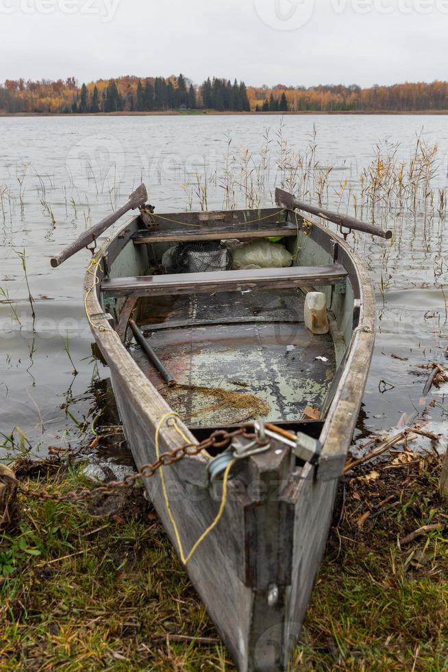 bateaux de pêche en bois photo