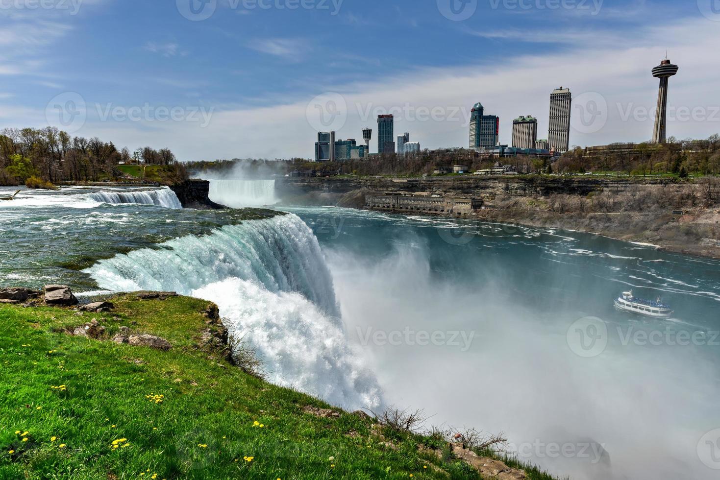 les chutes américaines aux chutes du niagara, new york. photo