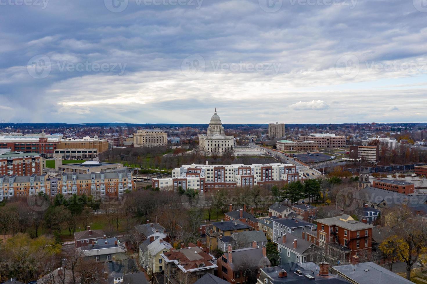 le bâtiment du capitole de l'état au centre-ville de providence, rhode island. photo