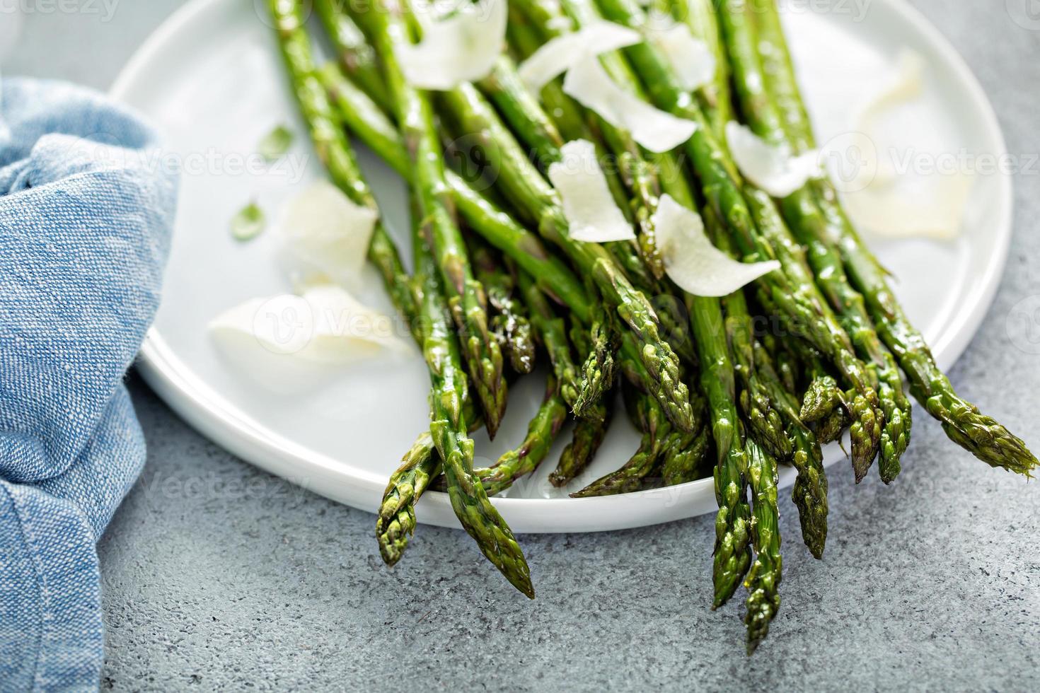 asperges rôties au parmesan photo