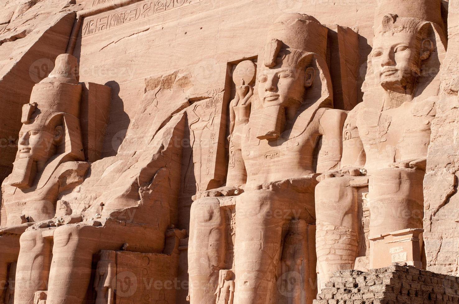 abou simbel à la frontière de l'égypte et du soudan photo