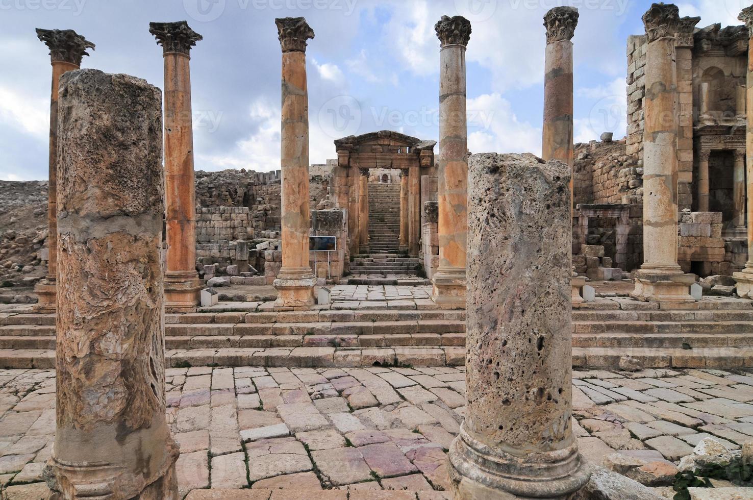 ruines de jerash, jordanie photo