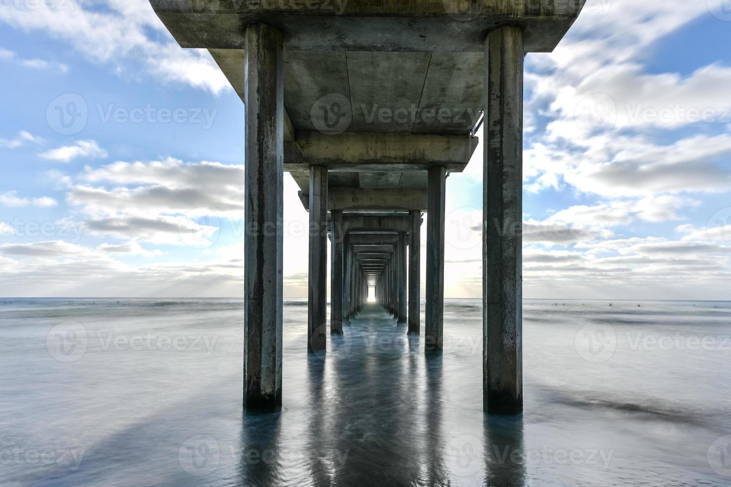 ellen browning scripps memorial pier à la jolla, californie, états-unis. photo