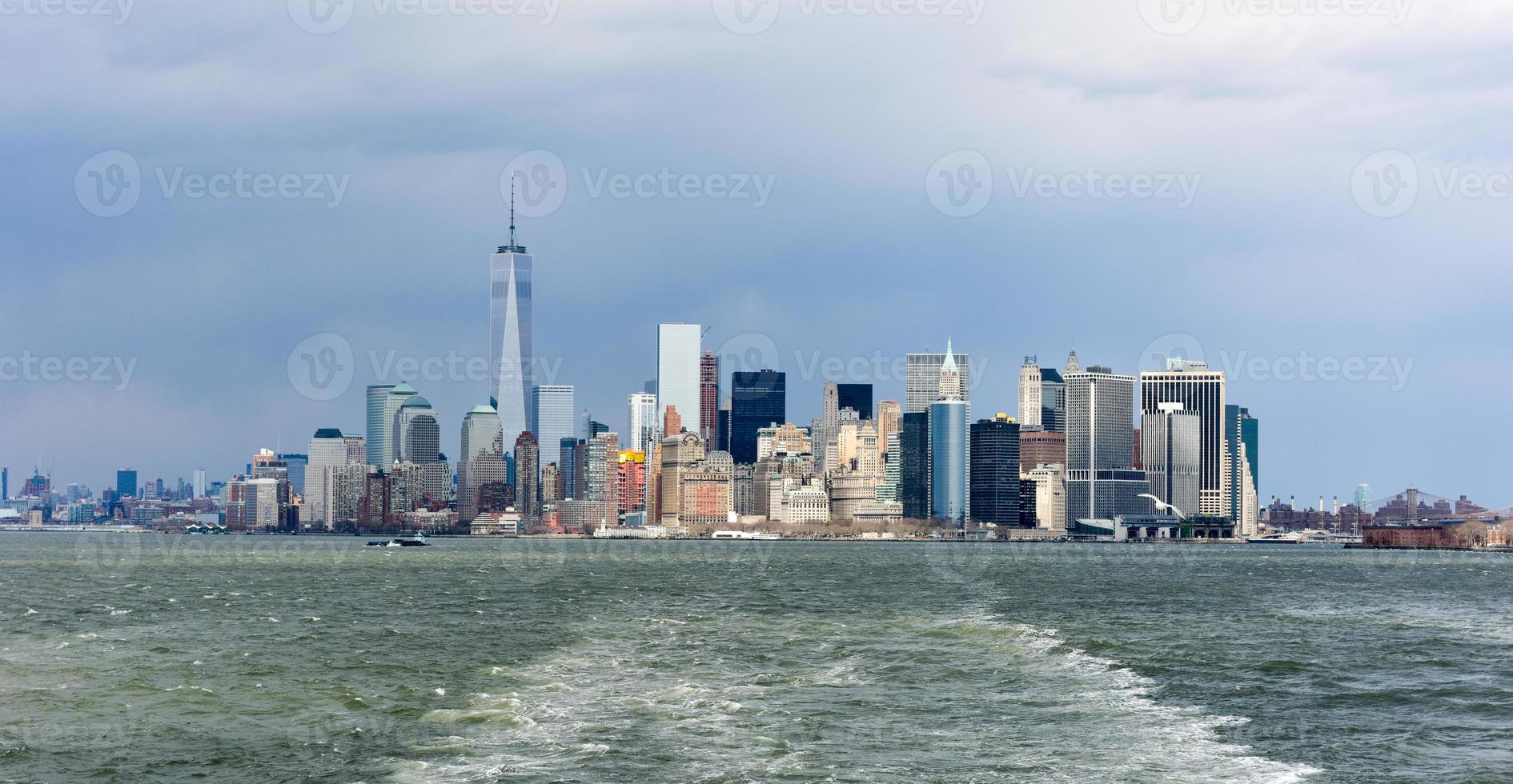 vue sur le bas de manhattan photo