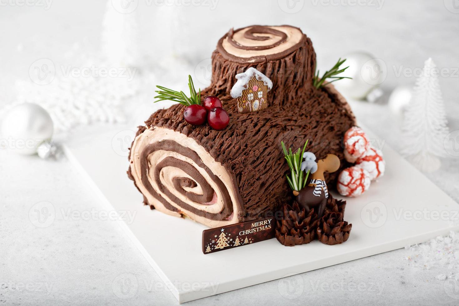 bûche de Noël photo