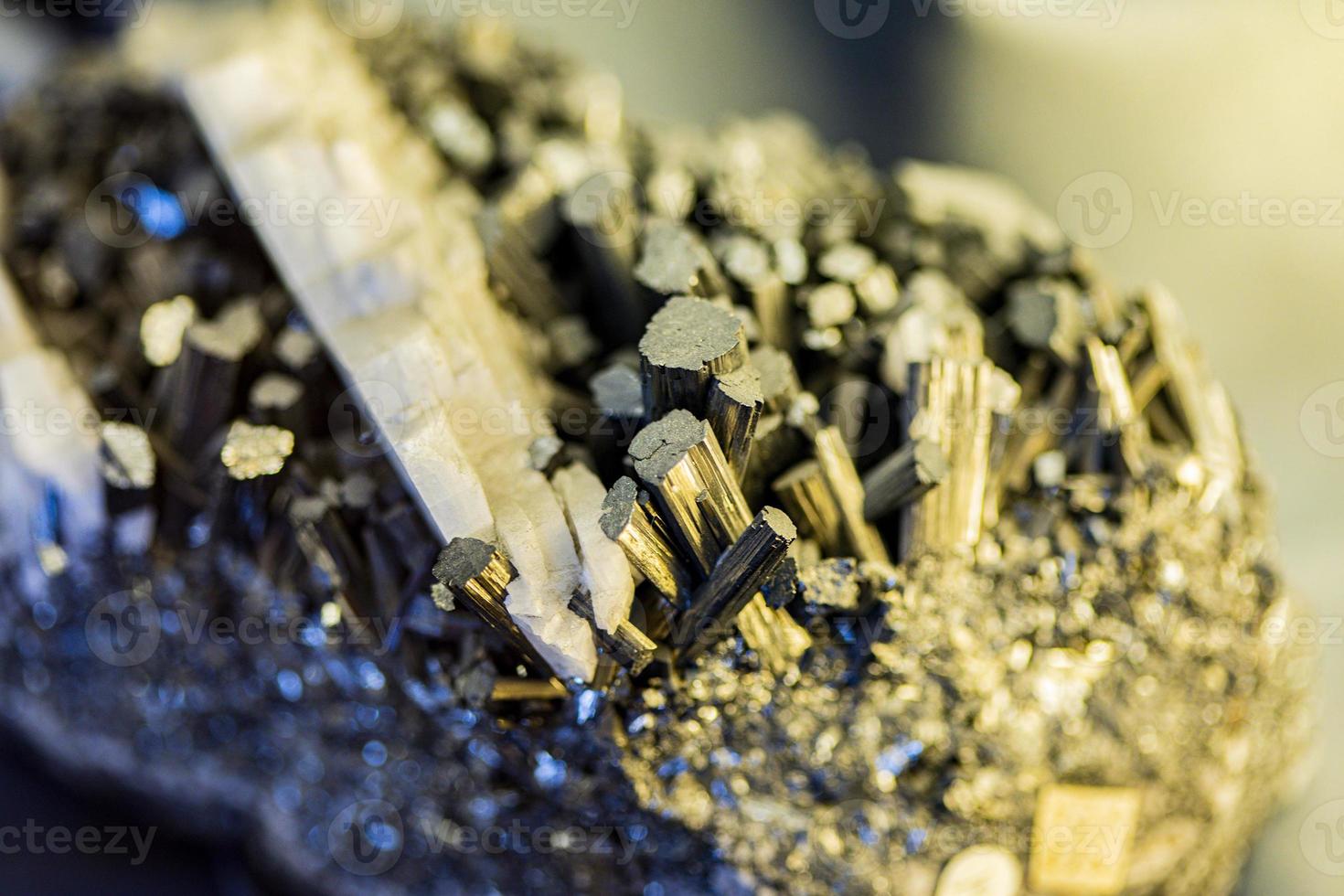 cristaux de manganite et de barytine photo