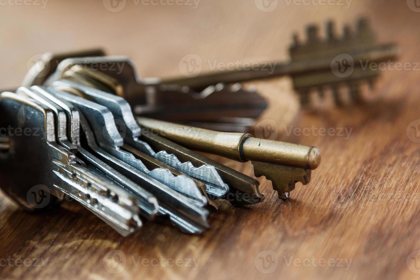 trousseau de clés différentes photo