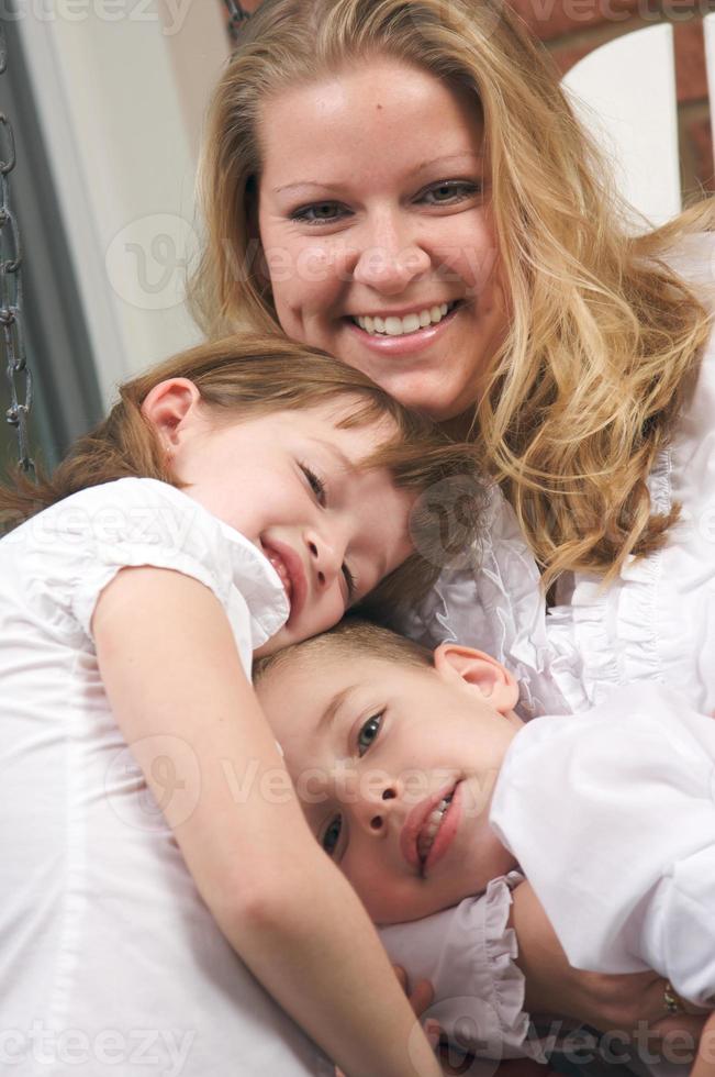 mère et enfants photo