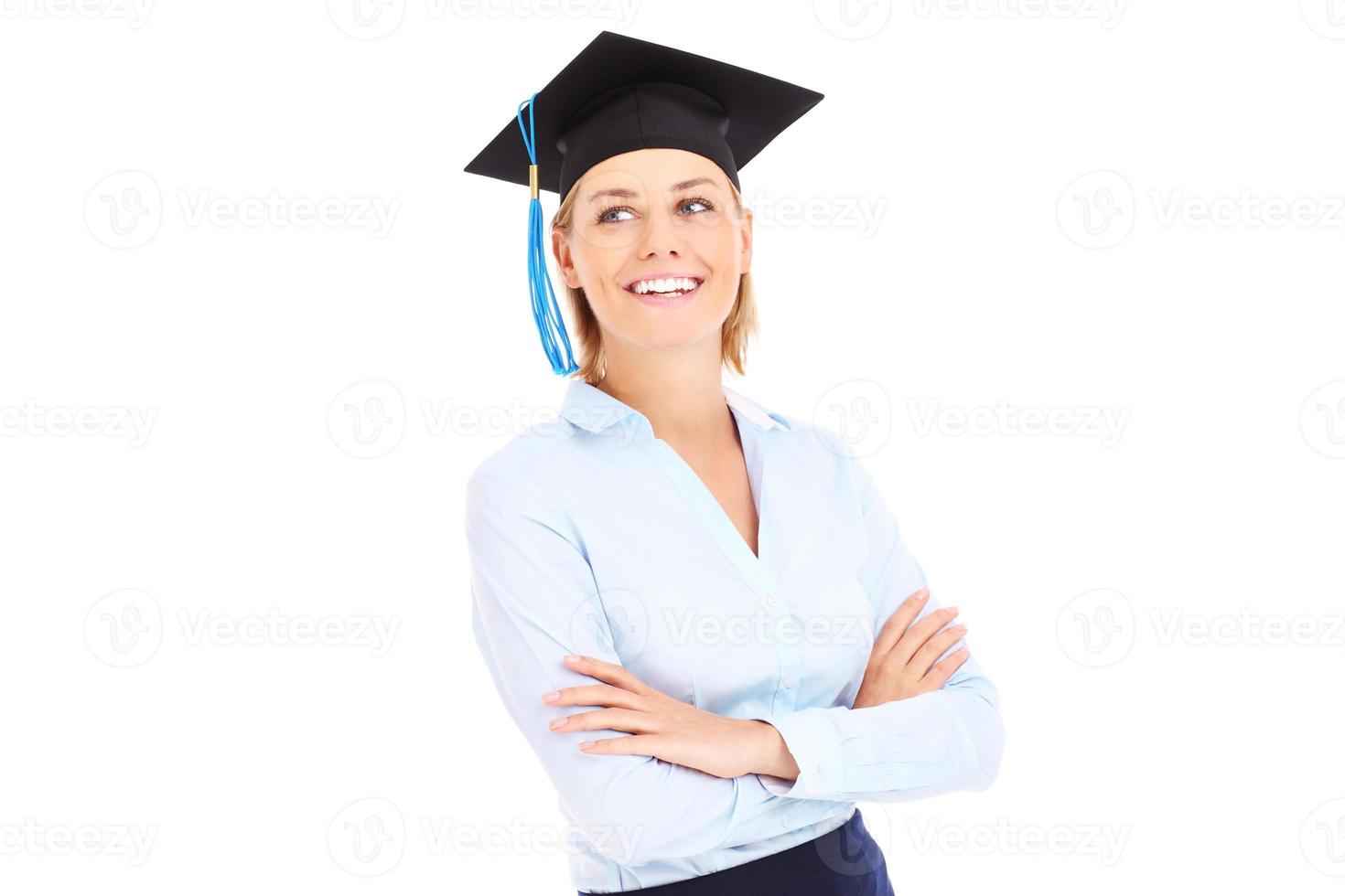 jeune femme diplômée photo