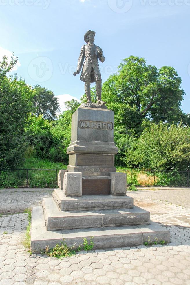 gouverneur général kemble warren monument de la guerre civile à la grande place de l'armée à brooklyn, new york city photo