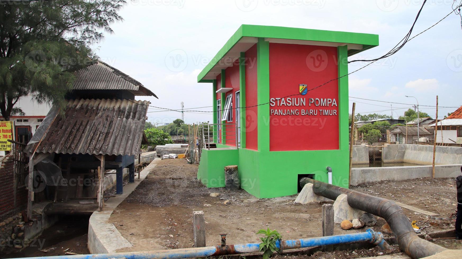 la station de pompage, la gestion de l'eau photo