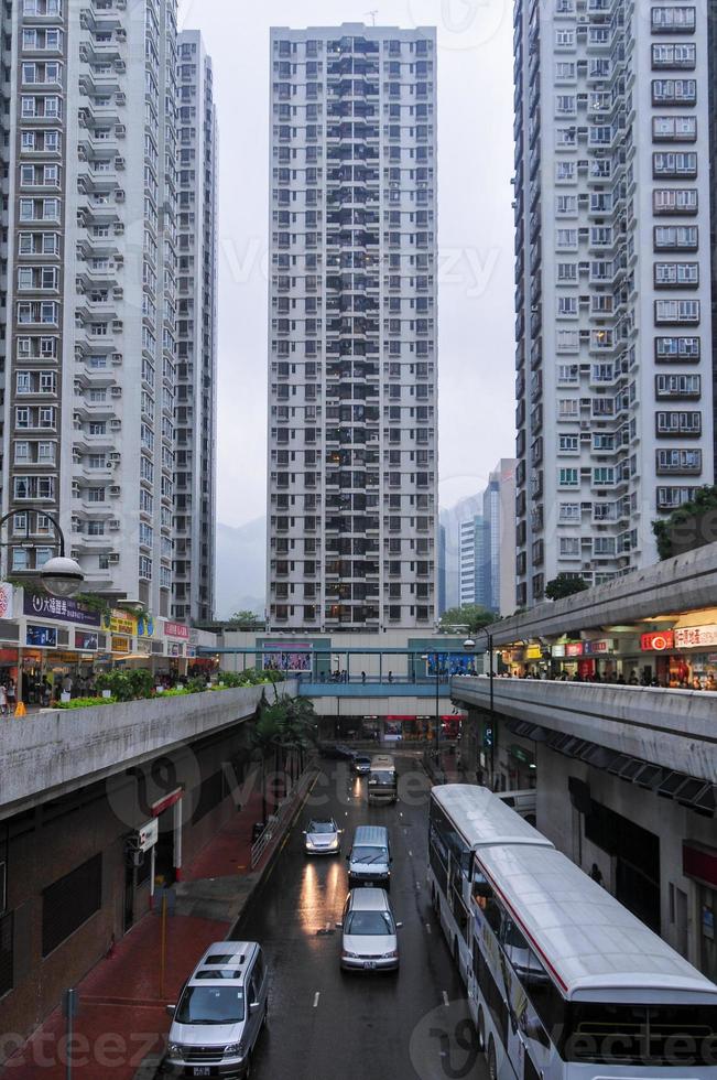 quartier de sha tin à hong kong photo