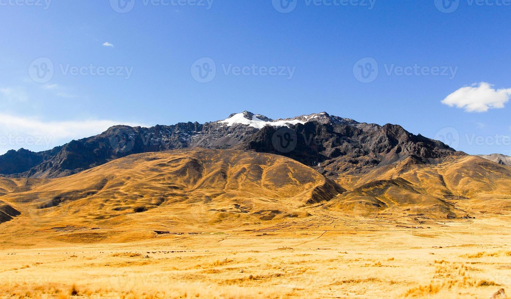 voir le long de la route cusco-puno, pérou photo