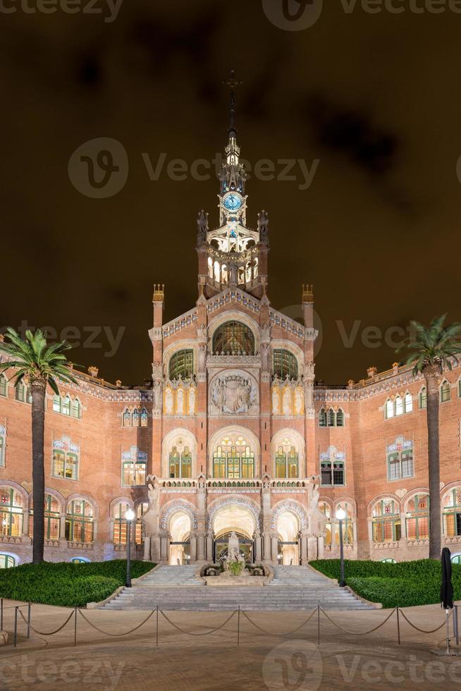 hôpital sant pau recinte modernista à barcelone, catalogne, espagne photo