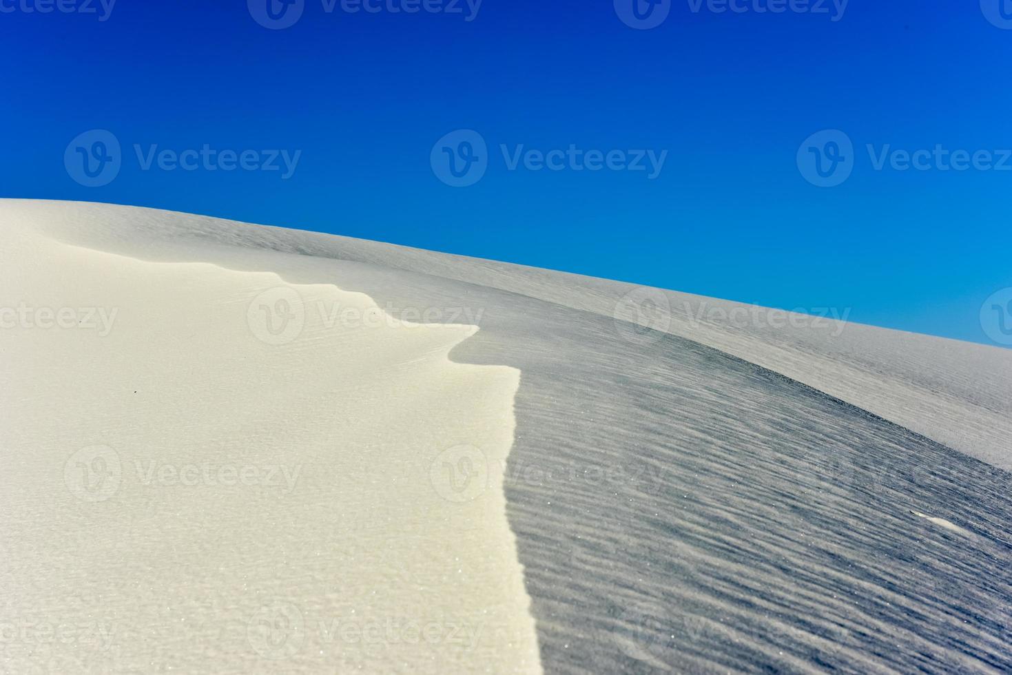 monument national des sables blancs au nouveau mexique. photo