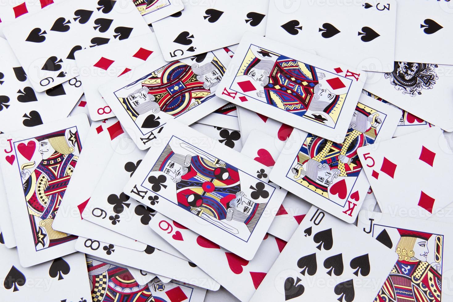 une pile de cartes de poker photo