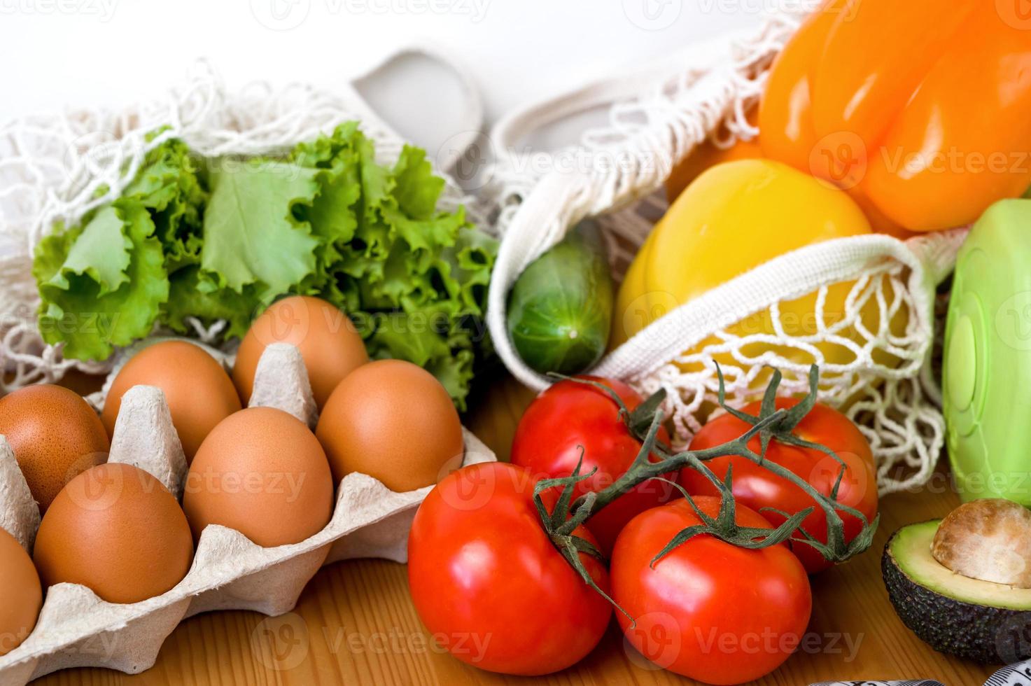 légumes et fruits. concept de sport et de régime. Habitudes alimentaires saines photo