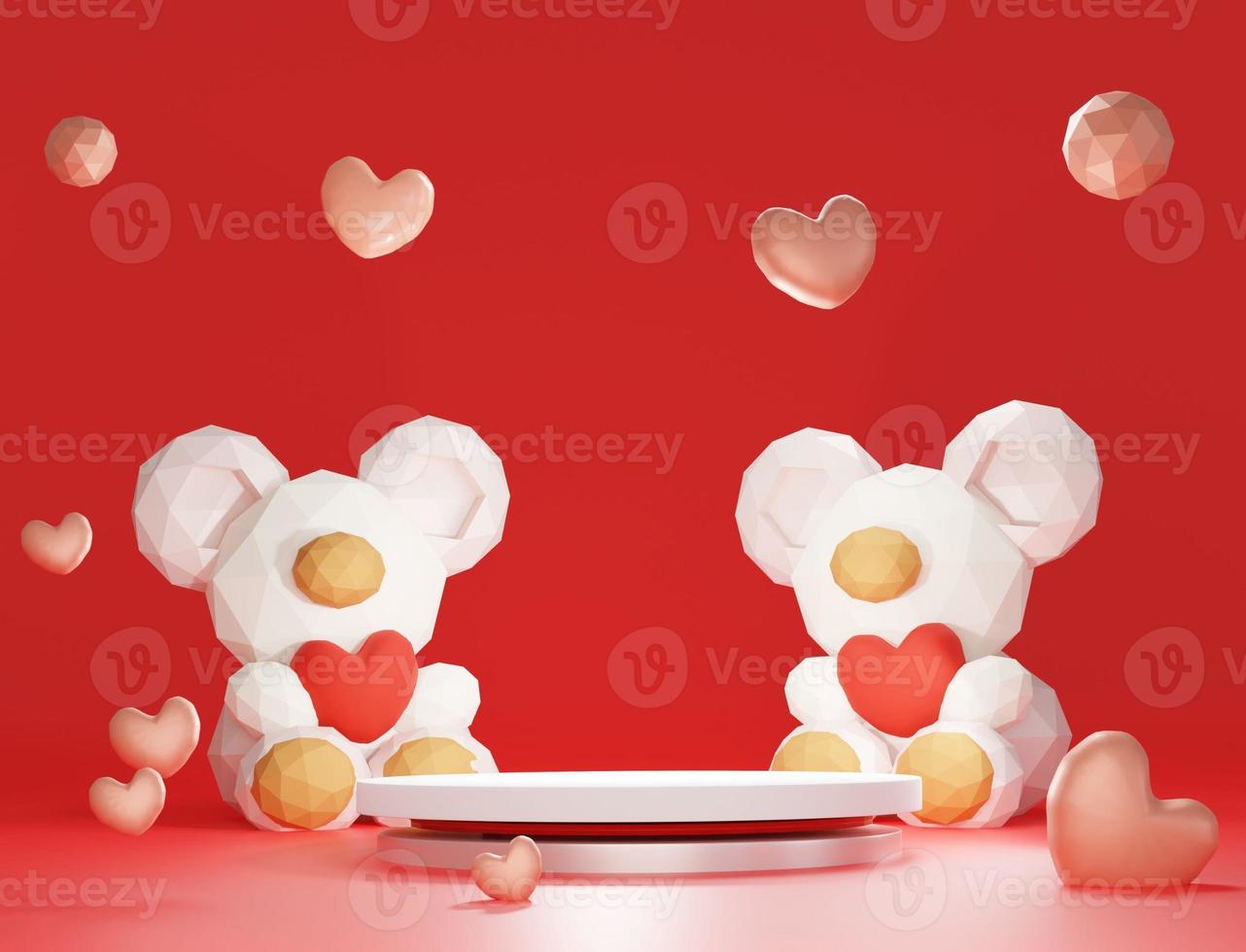 baer mignon 3d pour la saint valentin photo