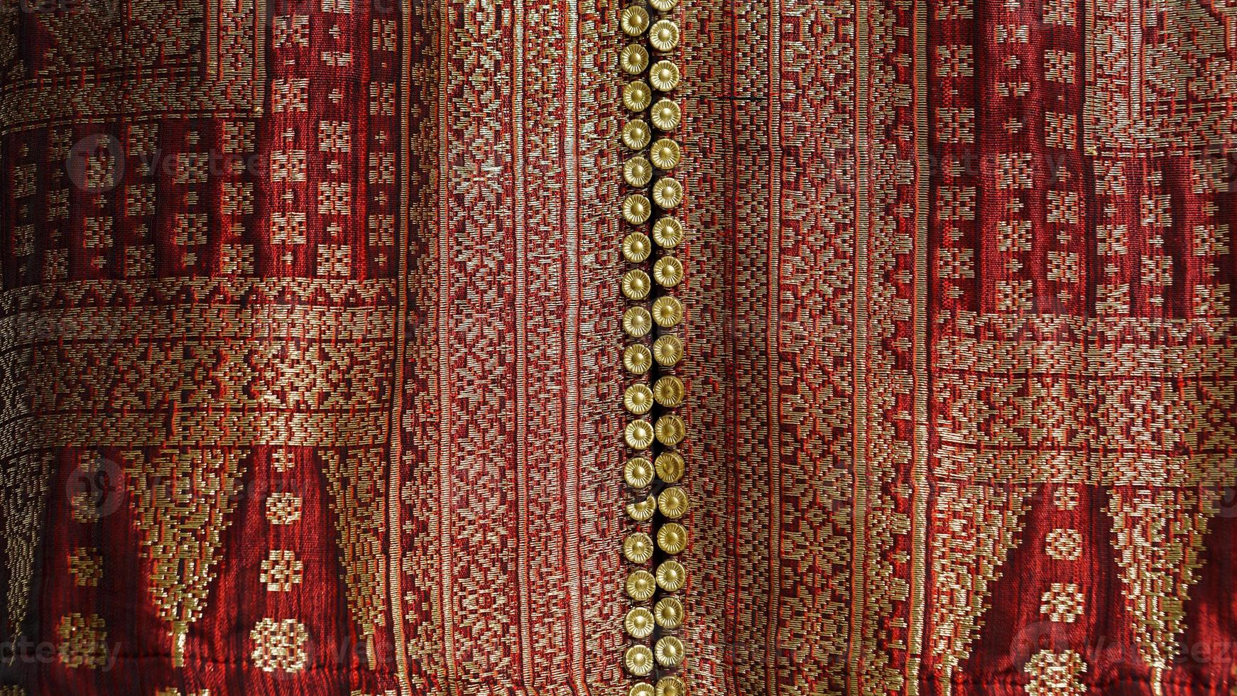 modèle de songket batik traditionnel indonésie photo