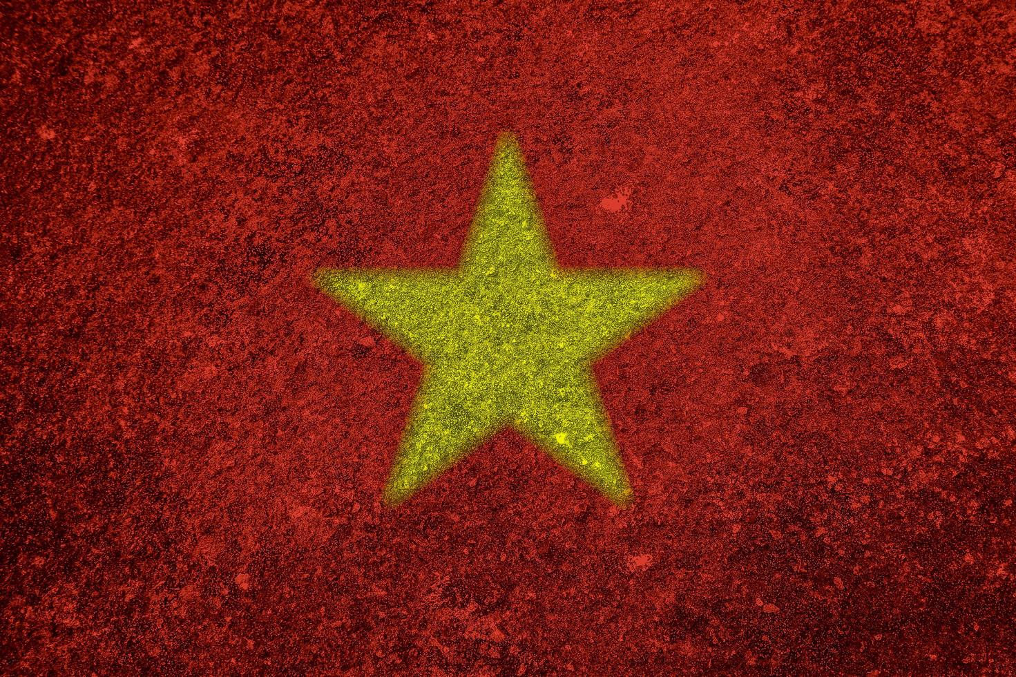 texture du drapeau vietnamien en arrière-plan photo