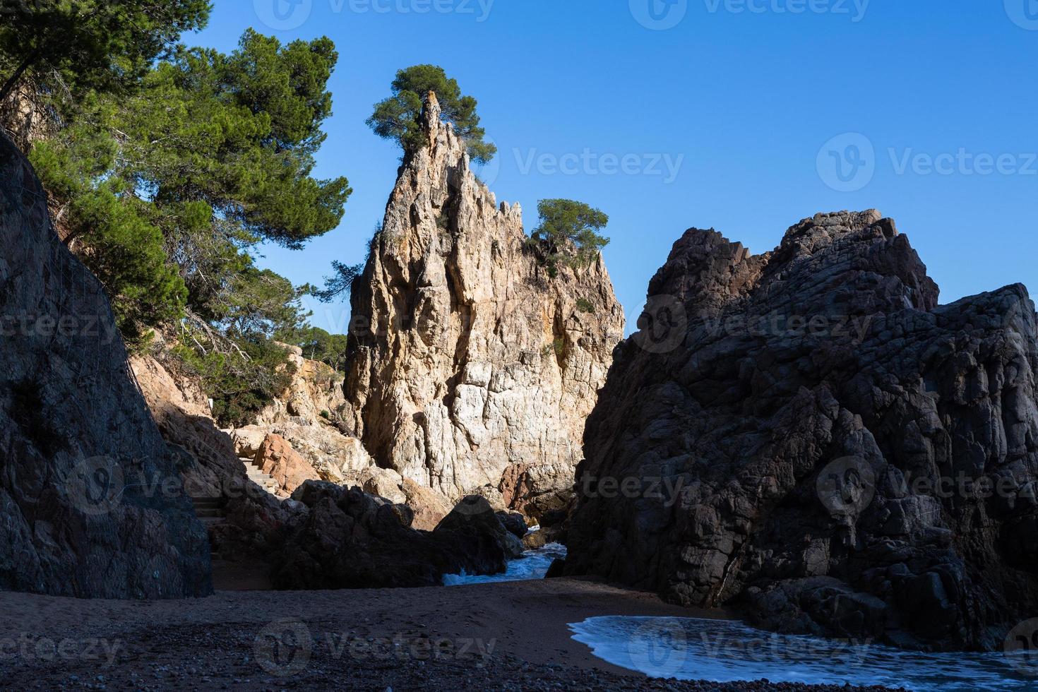 vue sur la côte de la costa brava photo