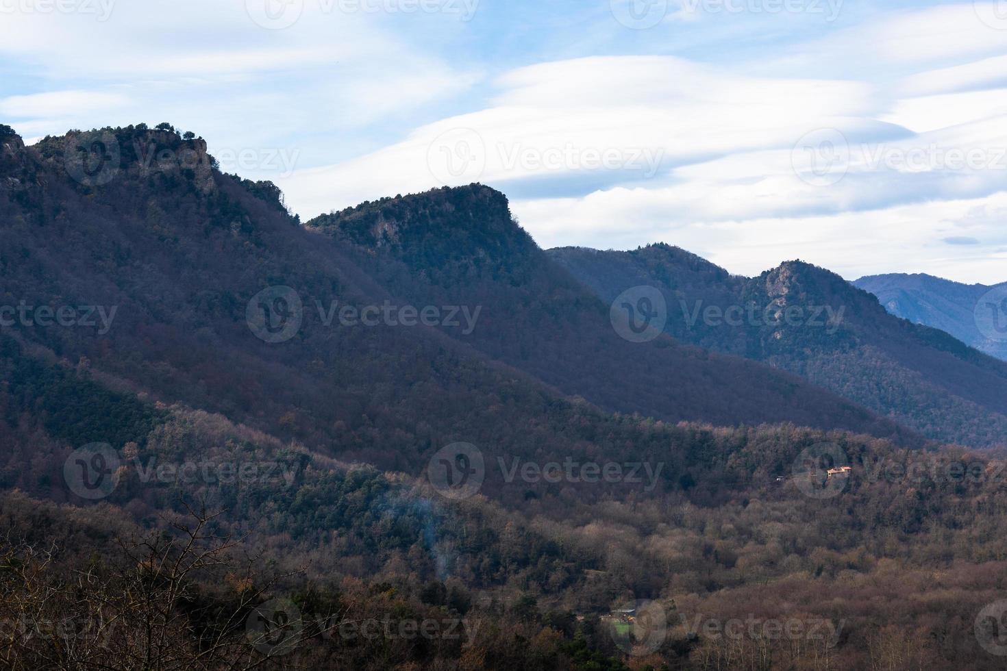 vue sur la côte de la costa brava photo