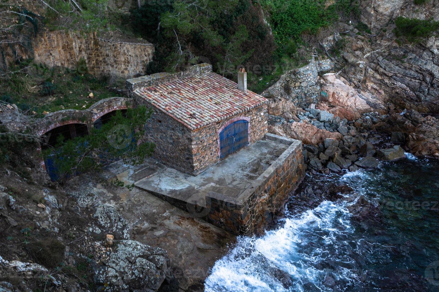 vue sur la côte de la costa brava photo