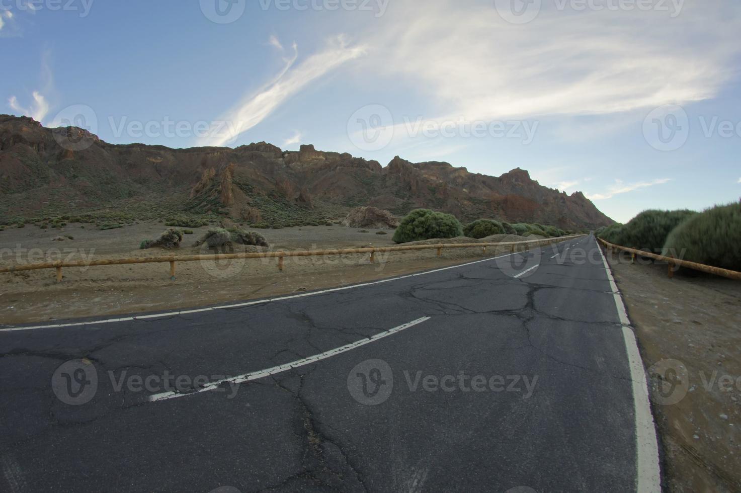vue panoramique sur la route photo