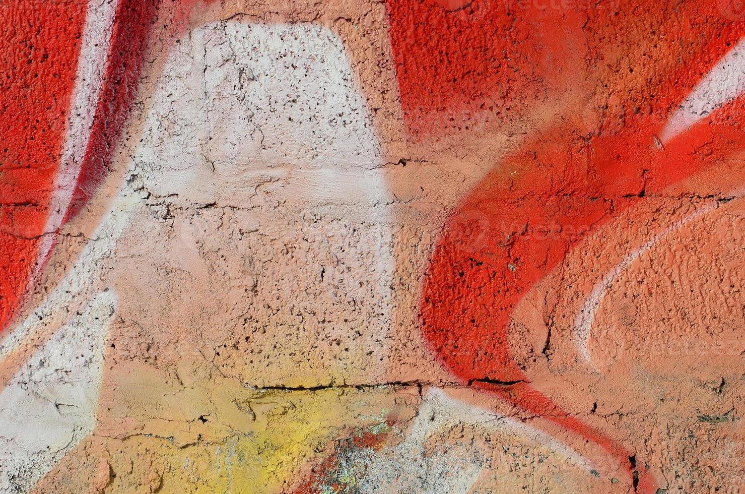 peintures abstraites de graffitis sur le mur de béton. texture de fond photo