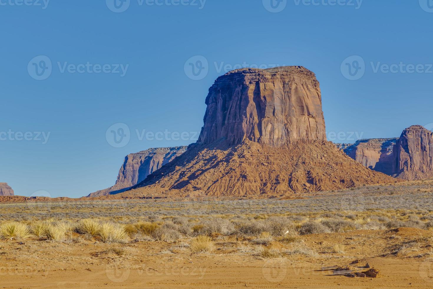 formation rocheuse majestueuse dans le parc national de manoment valley en hiver photo