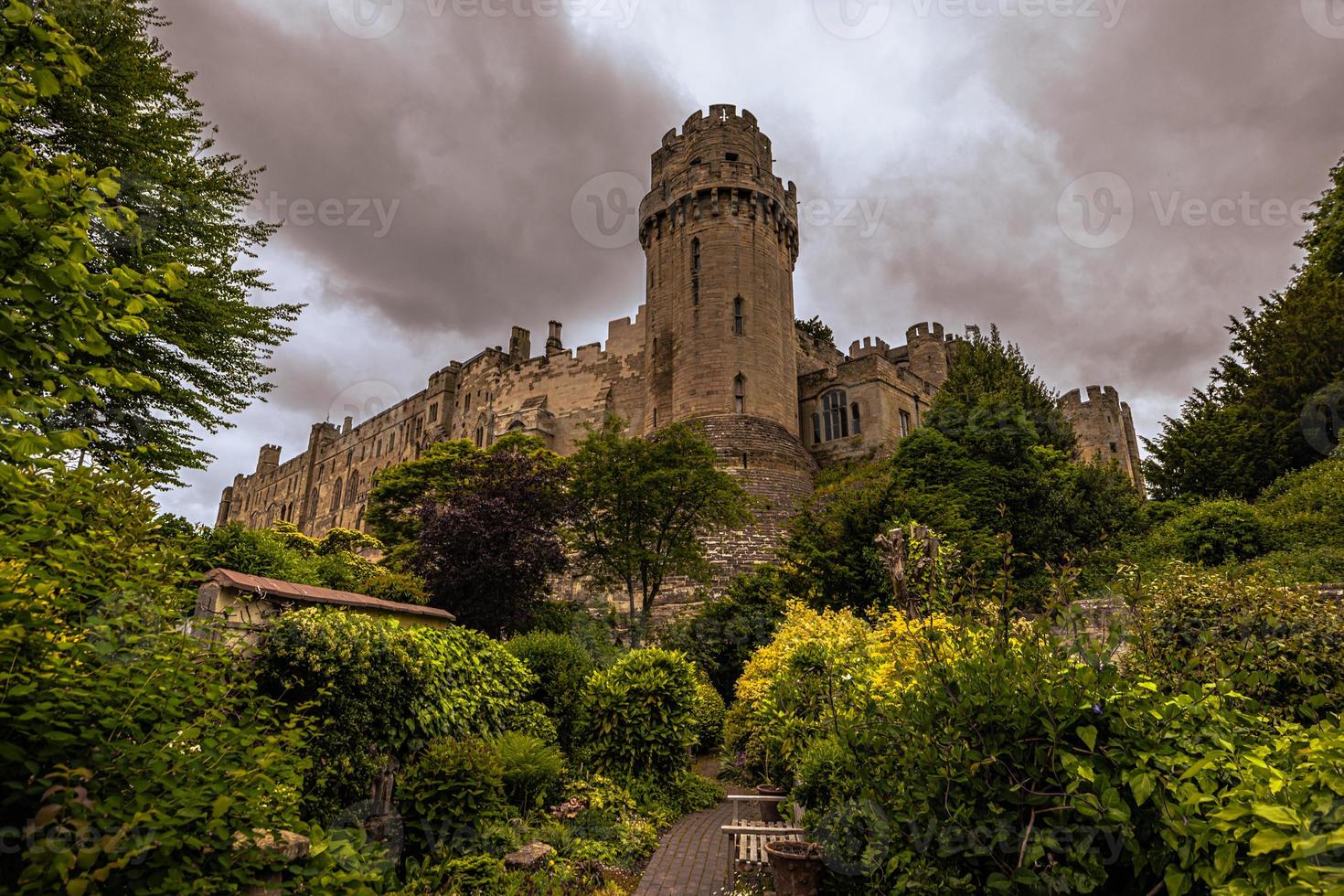 ville médiévale de warwick, angleterre. photo