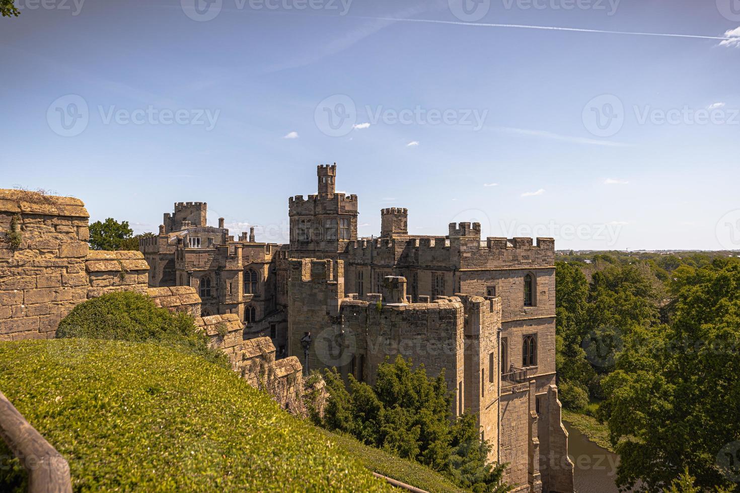 château épique de warwick, angleterre. photo