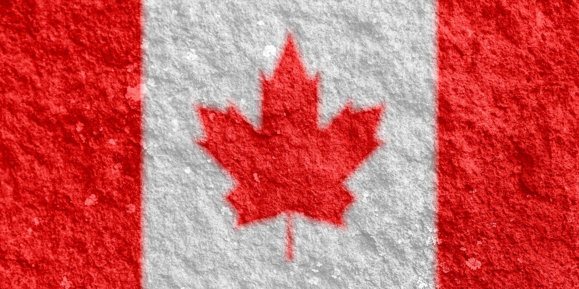 texture du drapeau canadien en arrière-plan photo