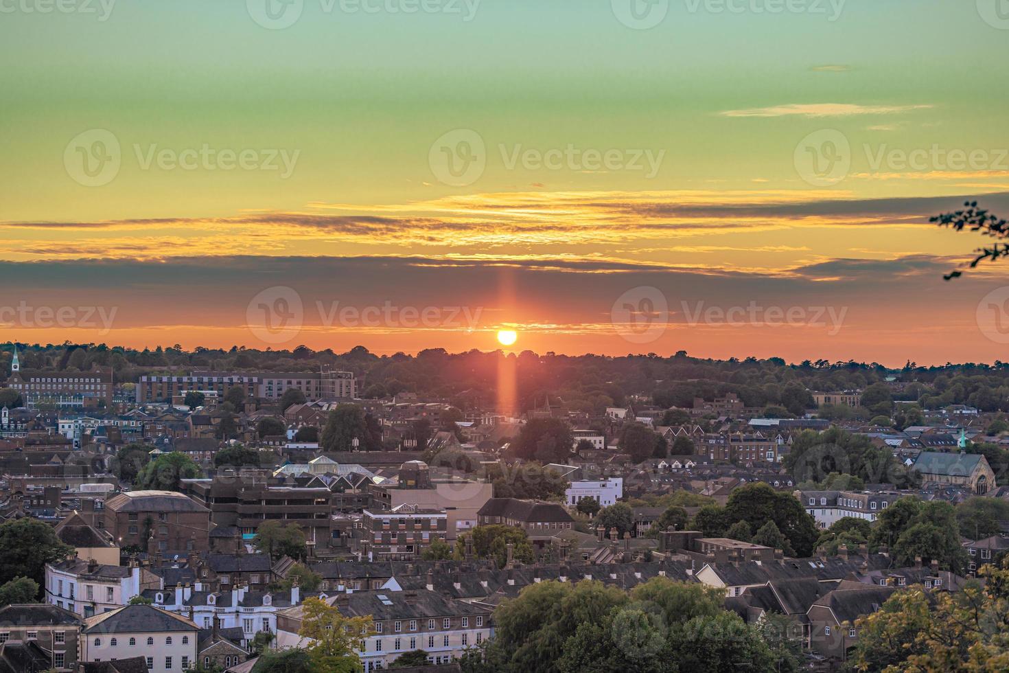 la ville médiévale de winchester dans le wessex, en angleterre. photo