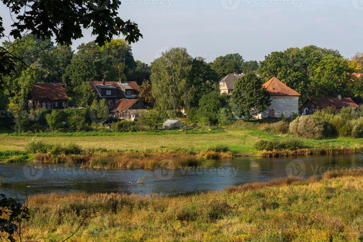 ville de kuldiga et cascade de ventas photo