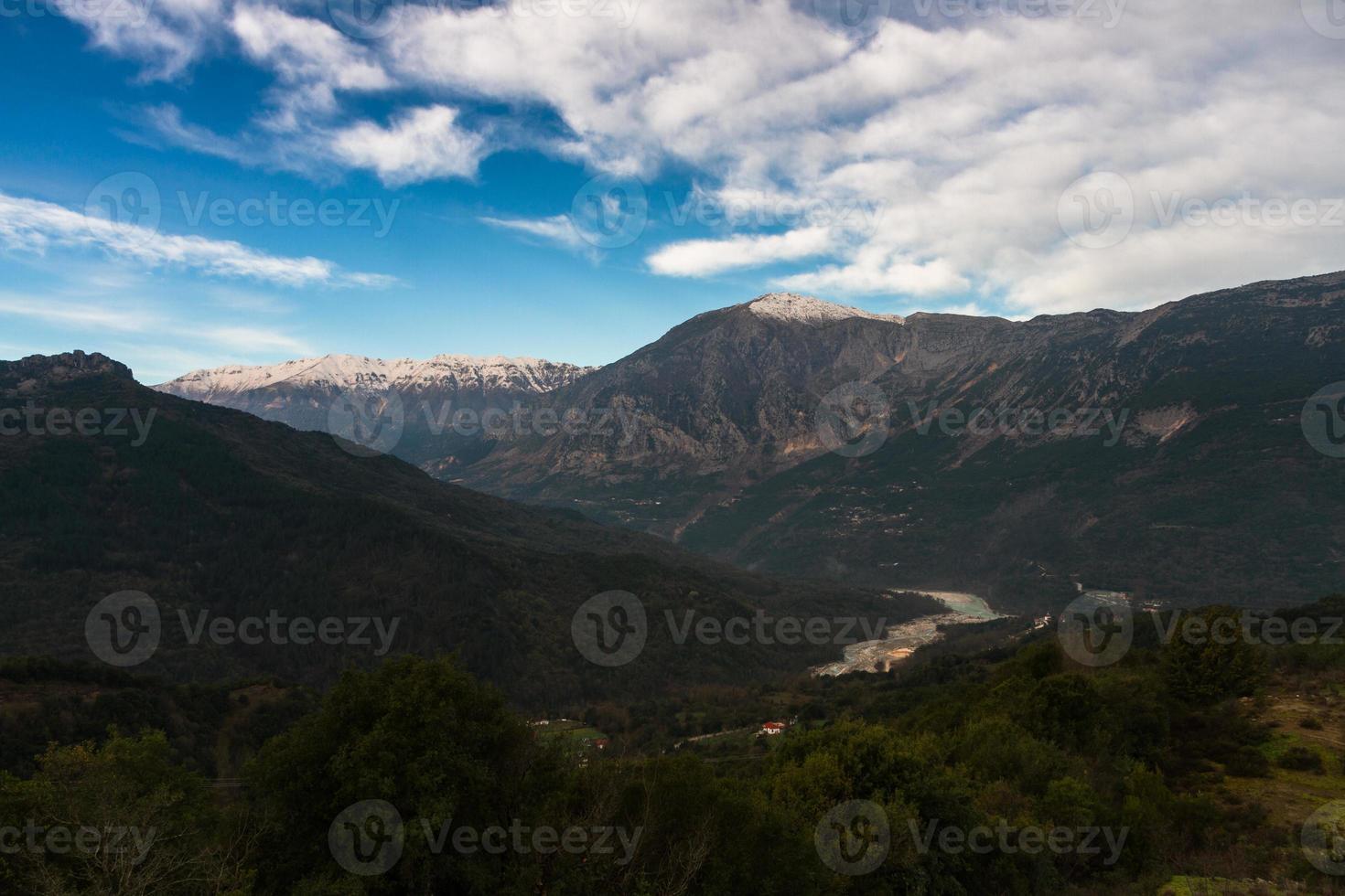 paysages du parc naturel de tzoumerka photo