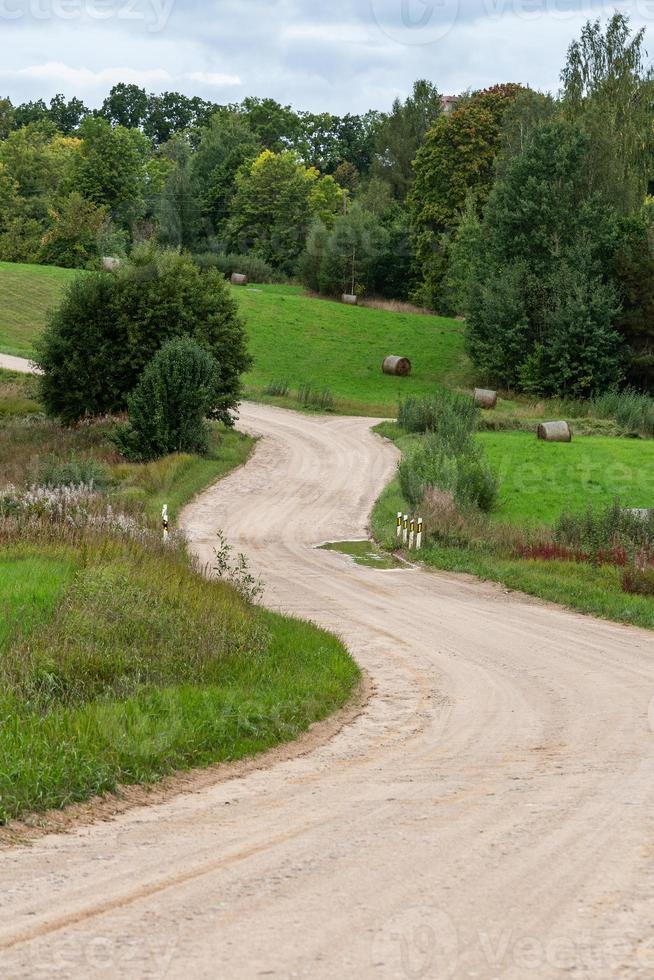 paysages d'été en lettonie photo