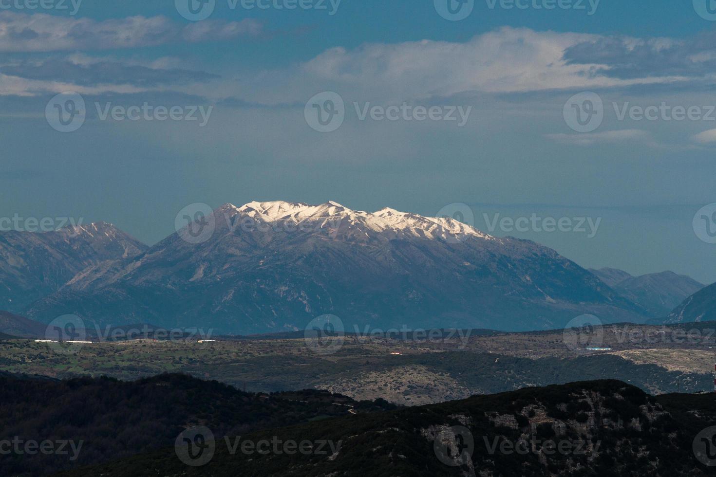 paysages du parc naturel de tzoumerka photo