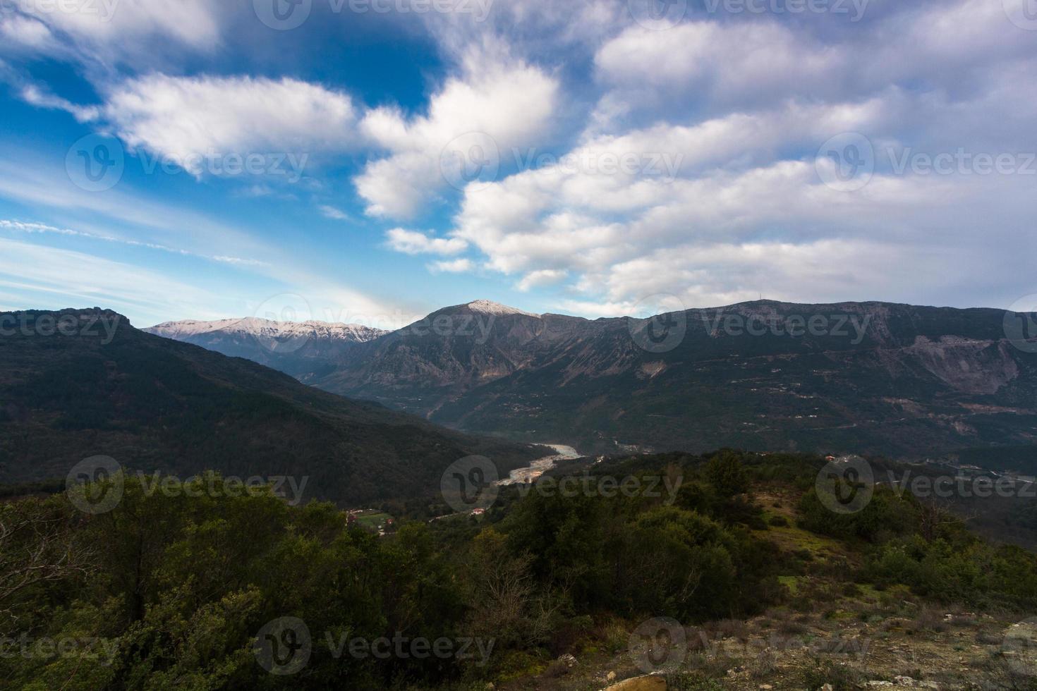 paysages du parc naturel de tzoumerka photo